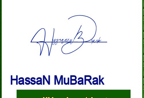 HassaN MuBaRak handwritten signature