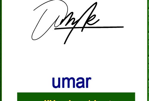 umar 1 handwritten signature