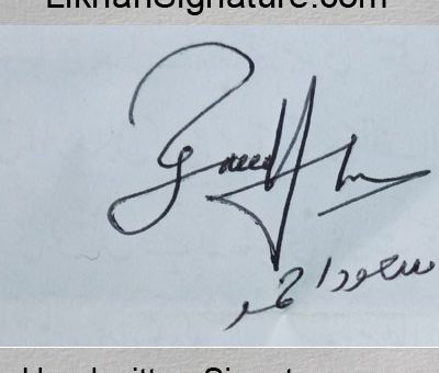 saeed-ahmed Handwritten Signature