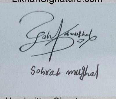 shorab-mughal Handwritten Signature