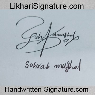 shorab-mughal Handwritten Signature