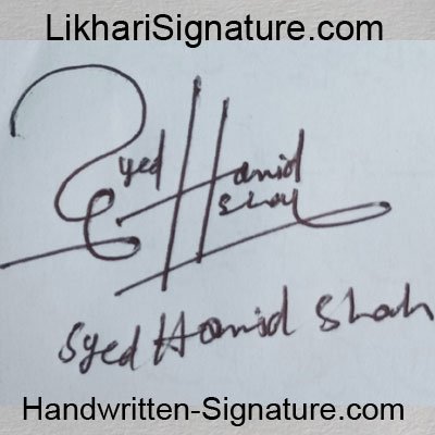 syed-hamid-shah Handwritten Signature
