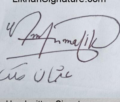 usman-malik Handwritten Signature