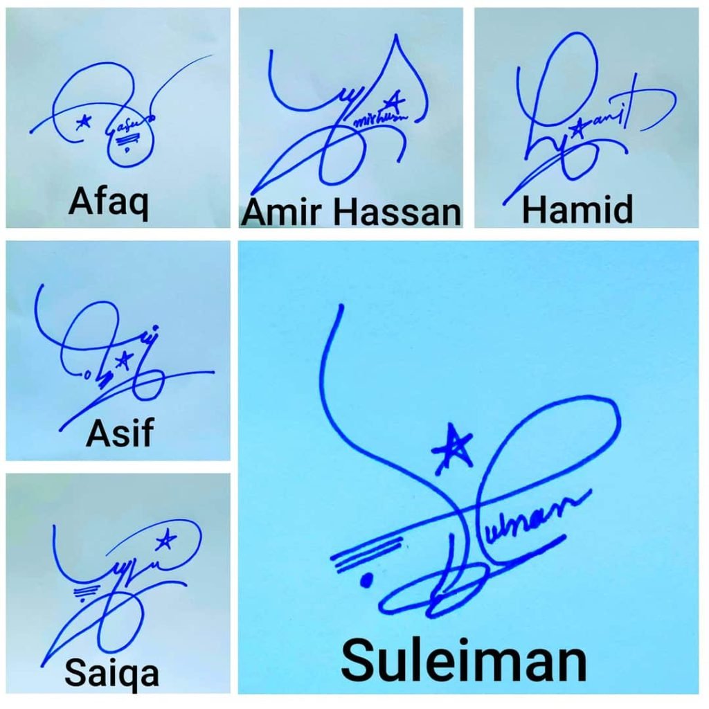 New Handwritten Signatures