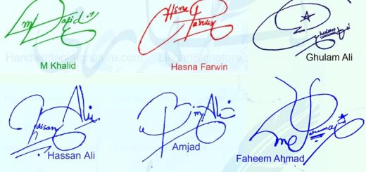 Handwritten Signature Styles