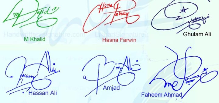 Handwritten Signature Styles