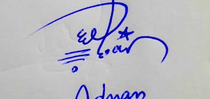 Adnan Name Signature Style
