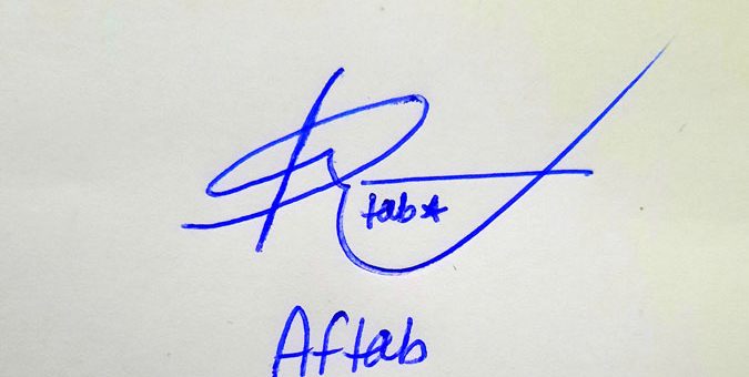 Aftab Name Online Signature Styles