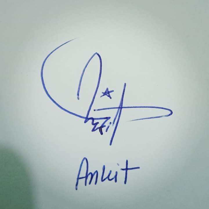 Ankit Name Signature Style