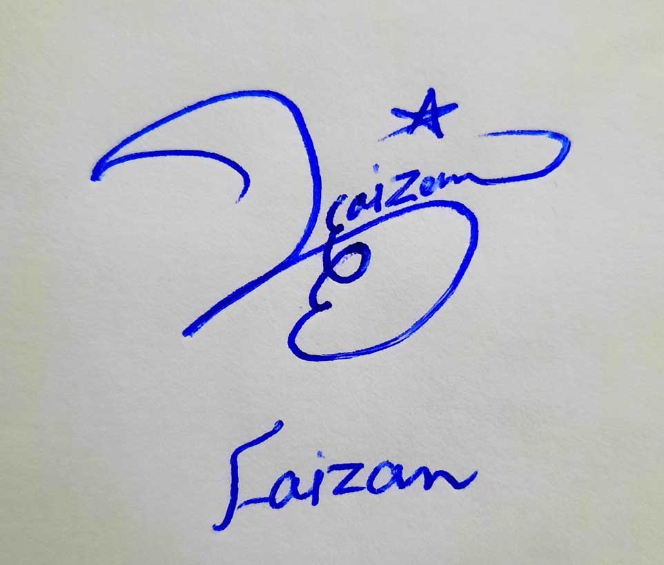 Faizan Name Signature Styles