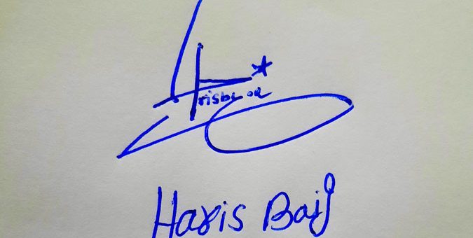 Haris Baig Name Online Signature Styles