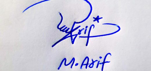 M Arif Name Online Signature Styles