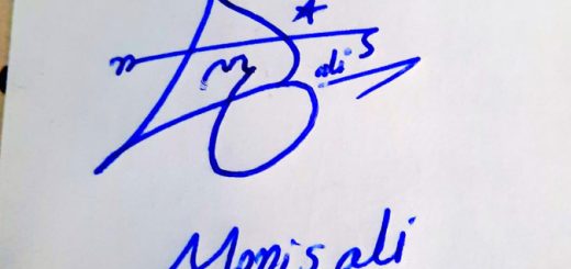 Monis Ali Name Online Signature Styles