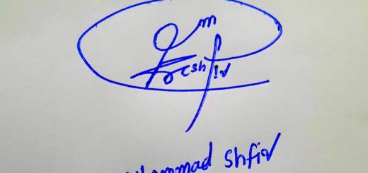 Muhammad Shafiq Name Online Signature Styles