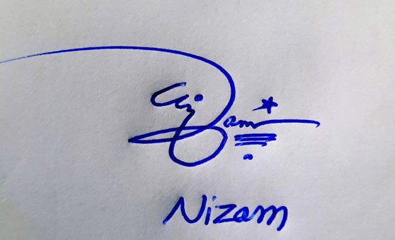 Nizam Name Online Signature Styles