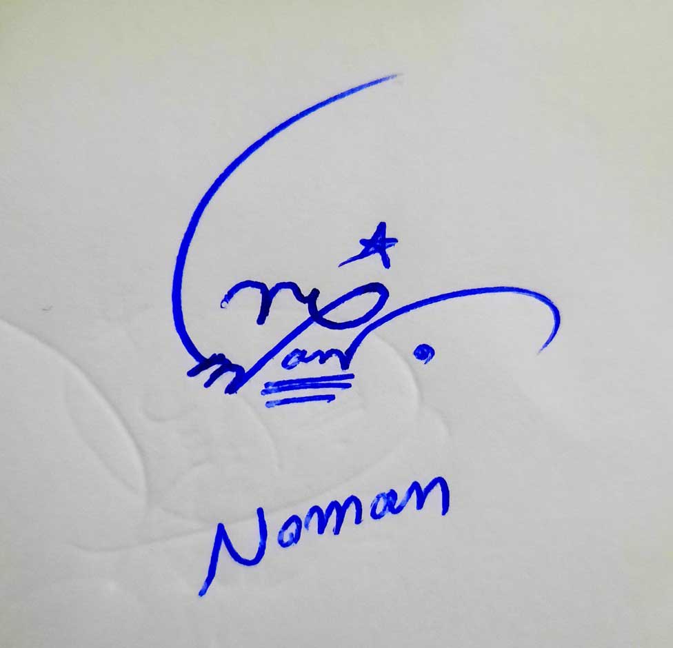 Noman Name Signature Style