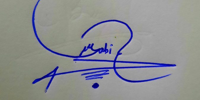 Sabir Name Signature Style