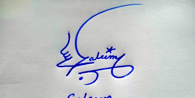 Saleem Name Online Signature Styles