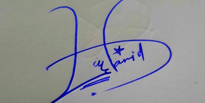 Syed Hamid Name Signature Style