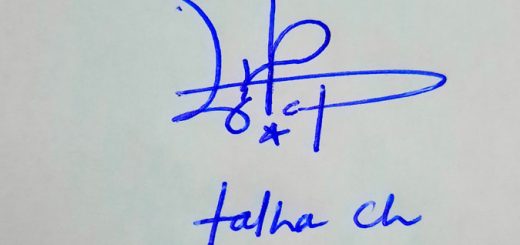 Talha Ch Name Online Signature Styles