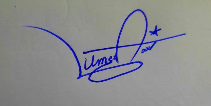 Umer Farooq Name Signature Style