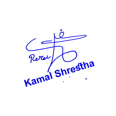 Kamal Shrestha Signature