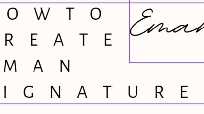 How To Create Eman Name Handwritten Signature